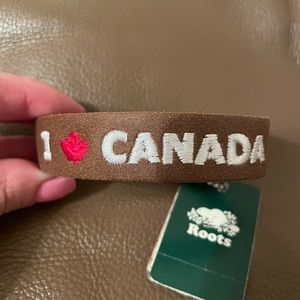 Roots Canada leather bracelet